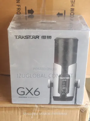 Takstar Gx-6 Micrófono Condesador Usb Con Base