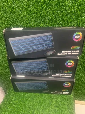 Kl220 Wireless Gaming Keyboard and Mouse With RGB Light