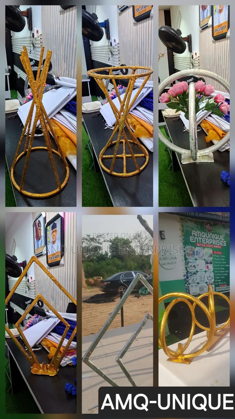 Table Stand Flower Design