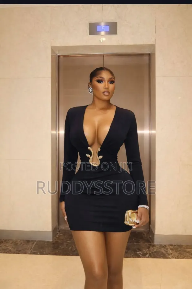 Sexy Deep-v Bodycon Mini Dress (Wine Red / Blue / Black) for sale -  Ruddysstore  Price:  57,000 on Jiji.ng [Victoria Island]