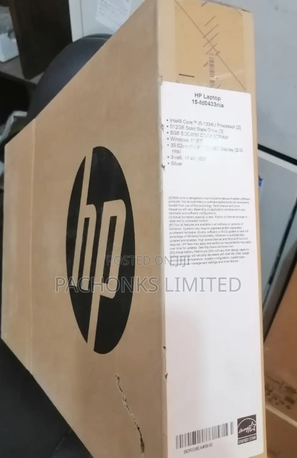 New Laptop HP 15 8GB Intel Core i5 SSD 512GB