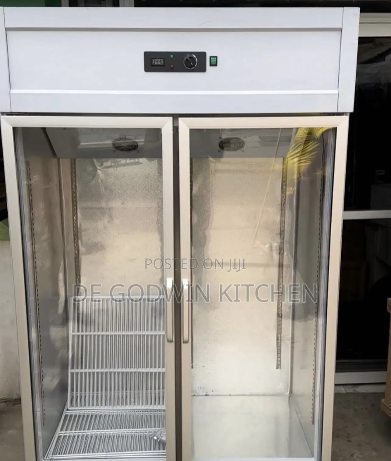 High Quality Display 2doors Stainless Steel Chiller