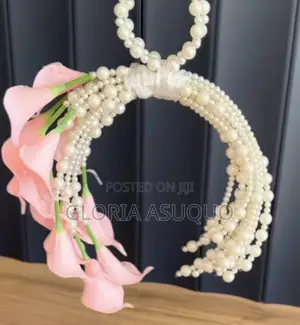 Pearl Floral Hoops