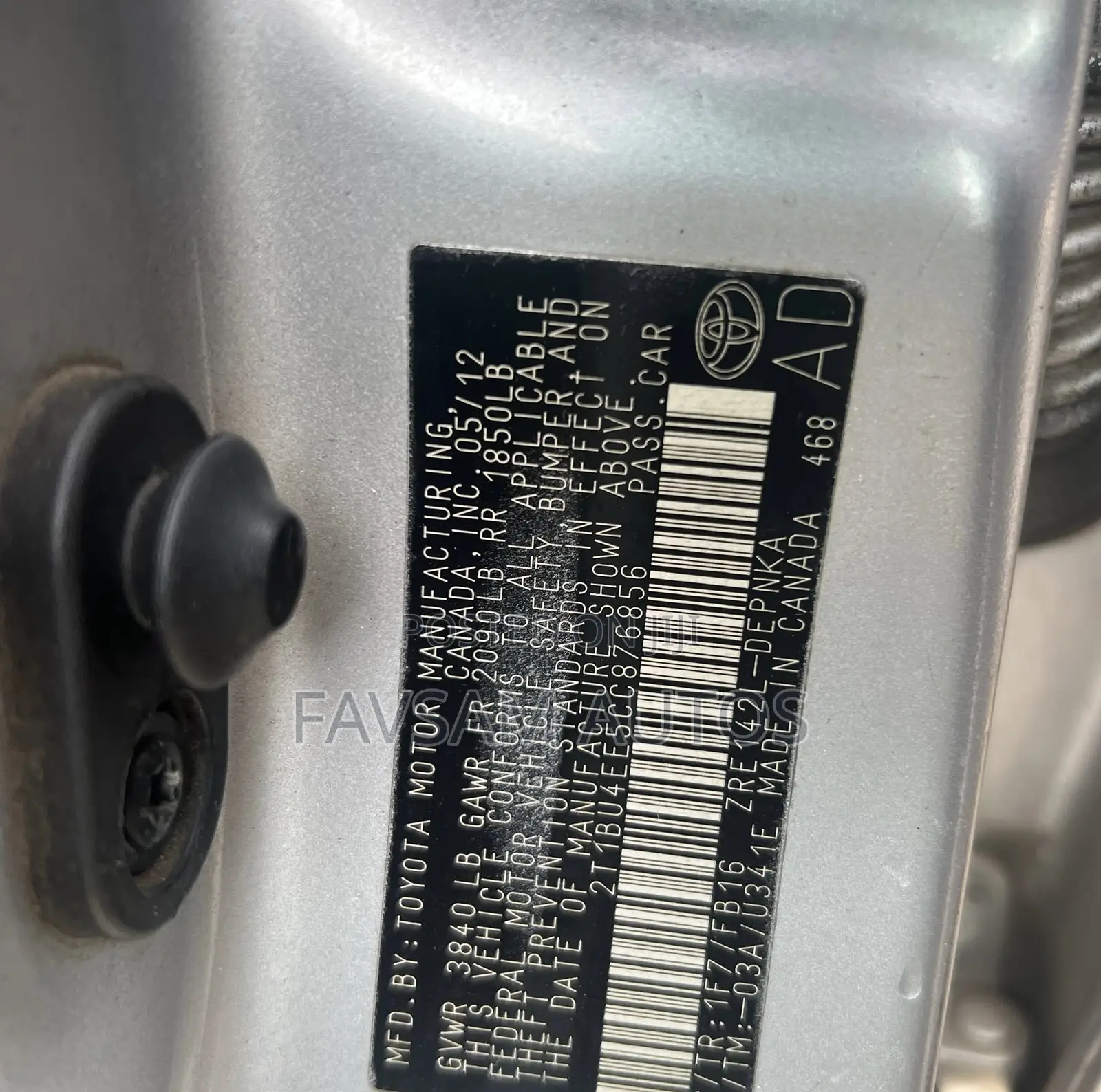 Toyota Corolla 2012 Silver