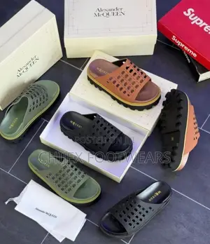 Alexander McQueen, Featuring a Perforated Design and Chunky Soles,