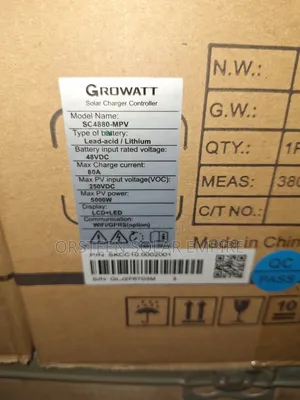 Growatt 80ahs Charge Controller