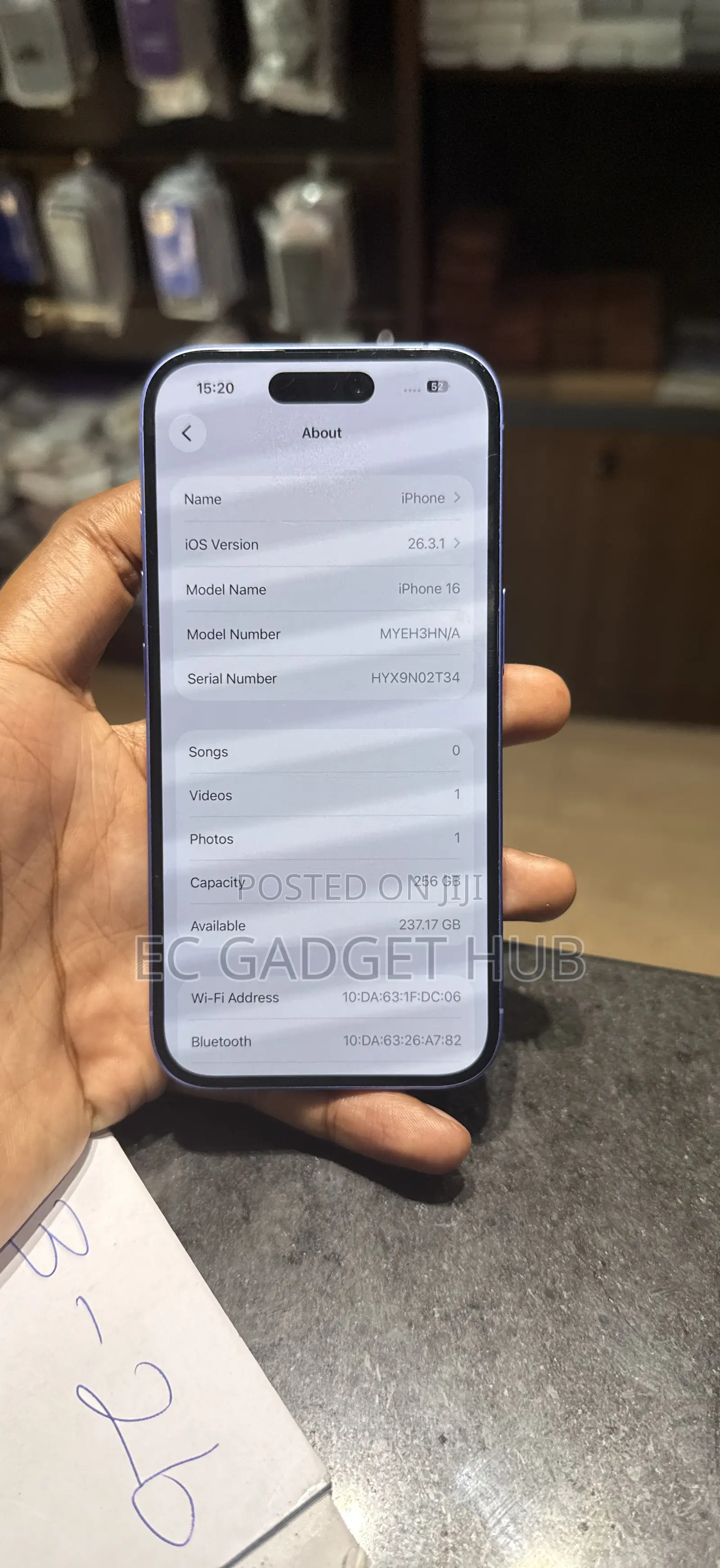 Apple iPhone 16 256 GB Blue