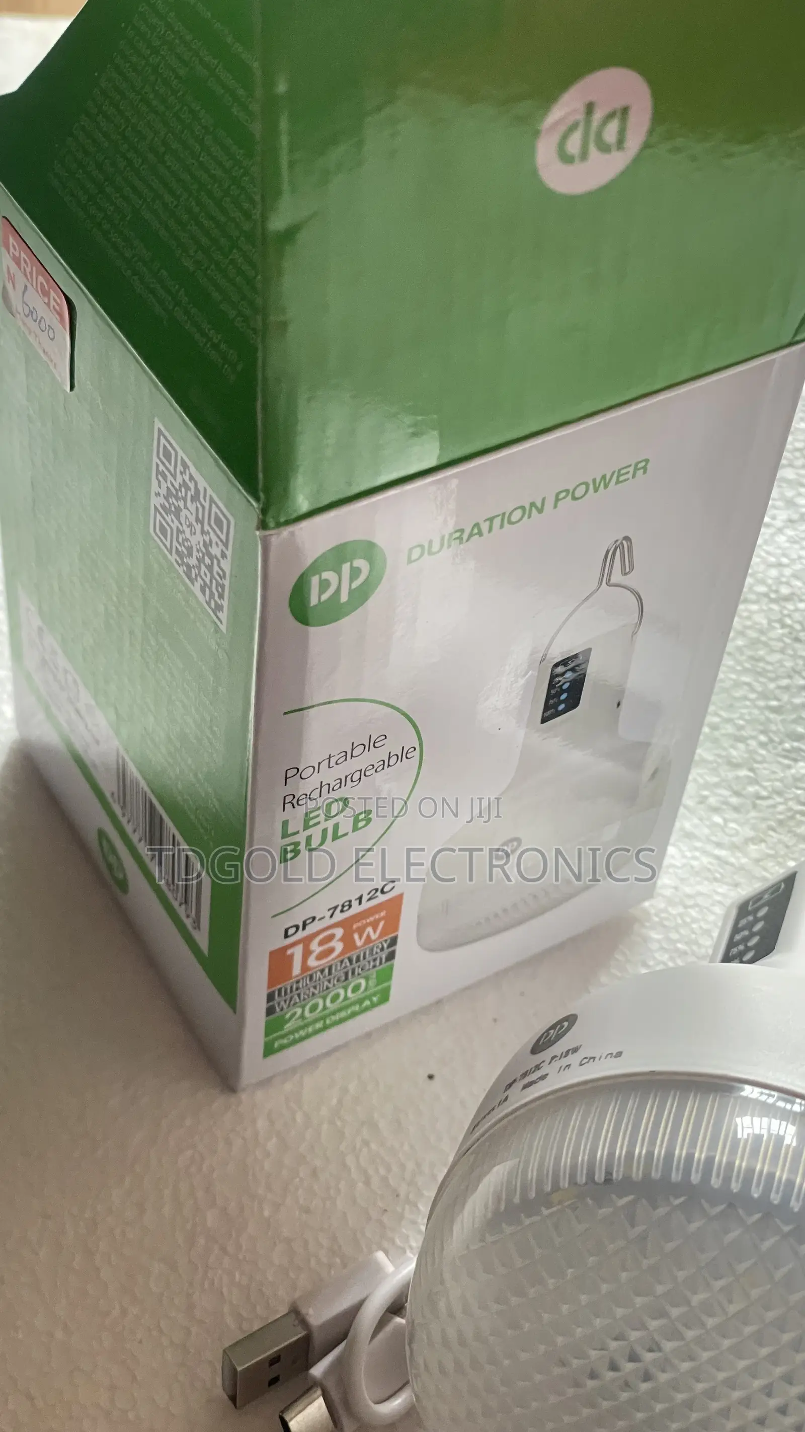 18 Watt Rechargeable Bob With Usb Charger
