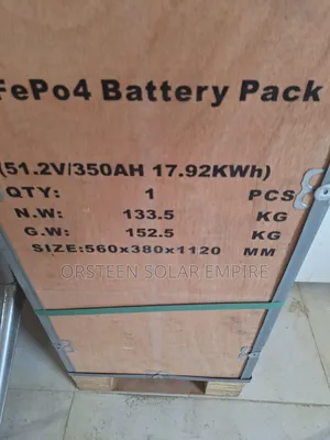 Sunfit 51.2v/350ah 17.92kwh Lithium Battery