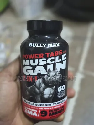 Bully Max 2-in-1 Muscle Gain Power Tabs for Dog 30/60 Tablets