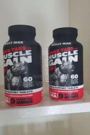 Bully Max 2-in-1 Muscle Gain Power Tabs for Dog 30/60 Tablets
