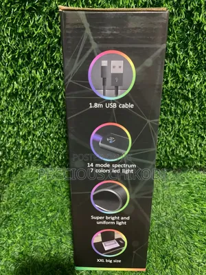 Wireless Table Mouse Pad With RGB Light