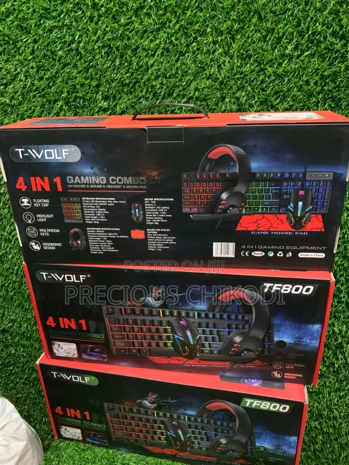 T-Wolf 4 in 1 Gaming Combo