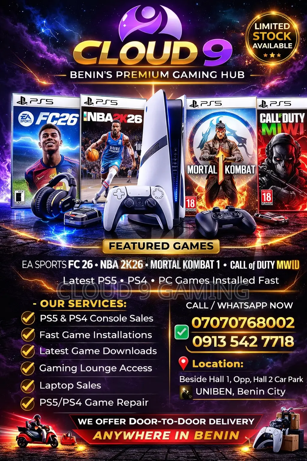 Ps5/Ps4 Game Installation. Ps Plus Account Available