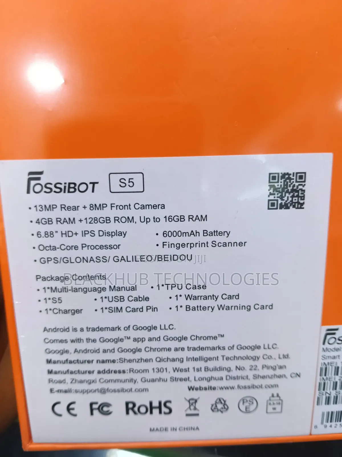 New Fossibot S5 128 GB Blue