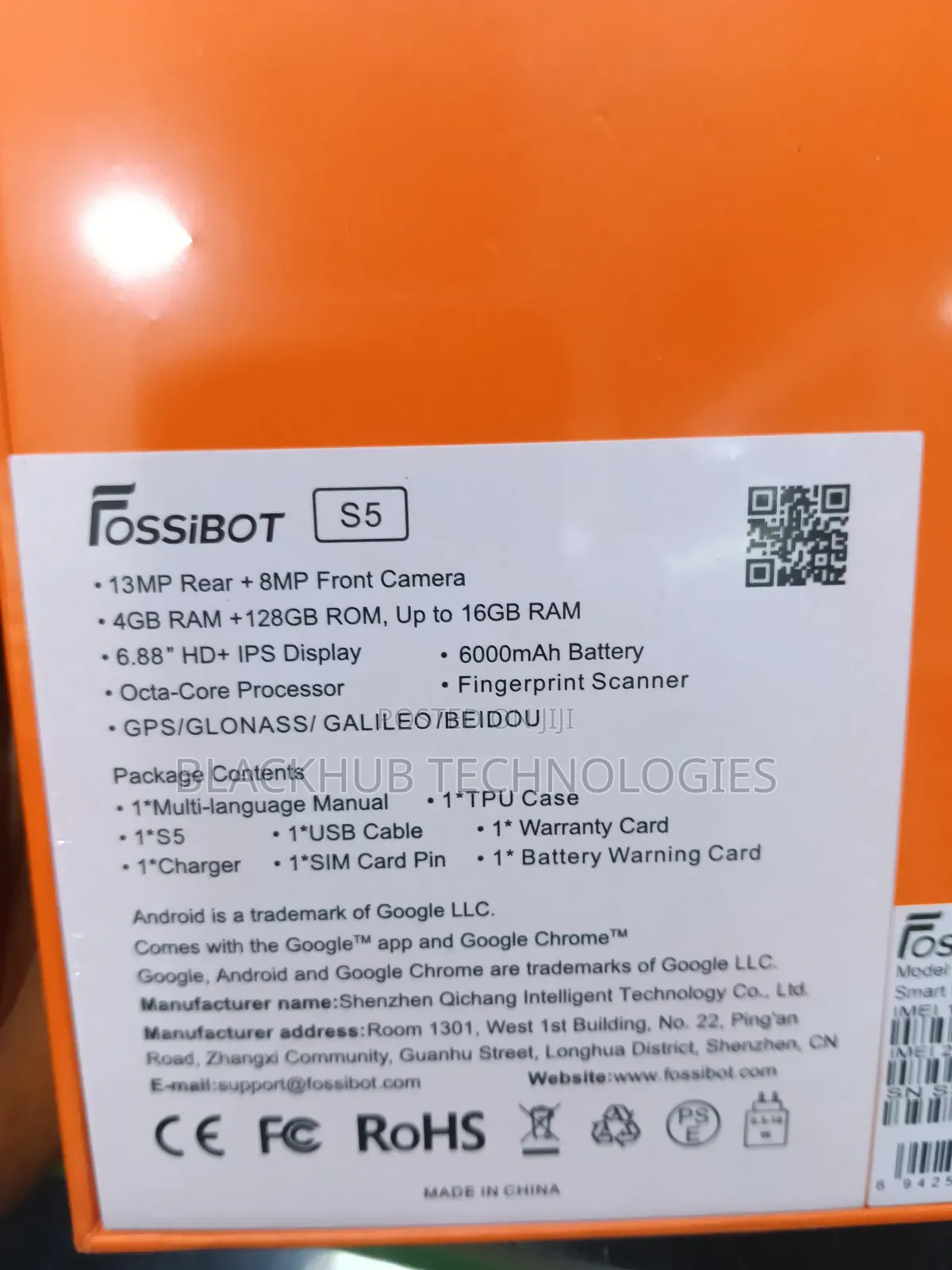 New Fossibot S5 128 GB Blue