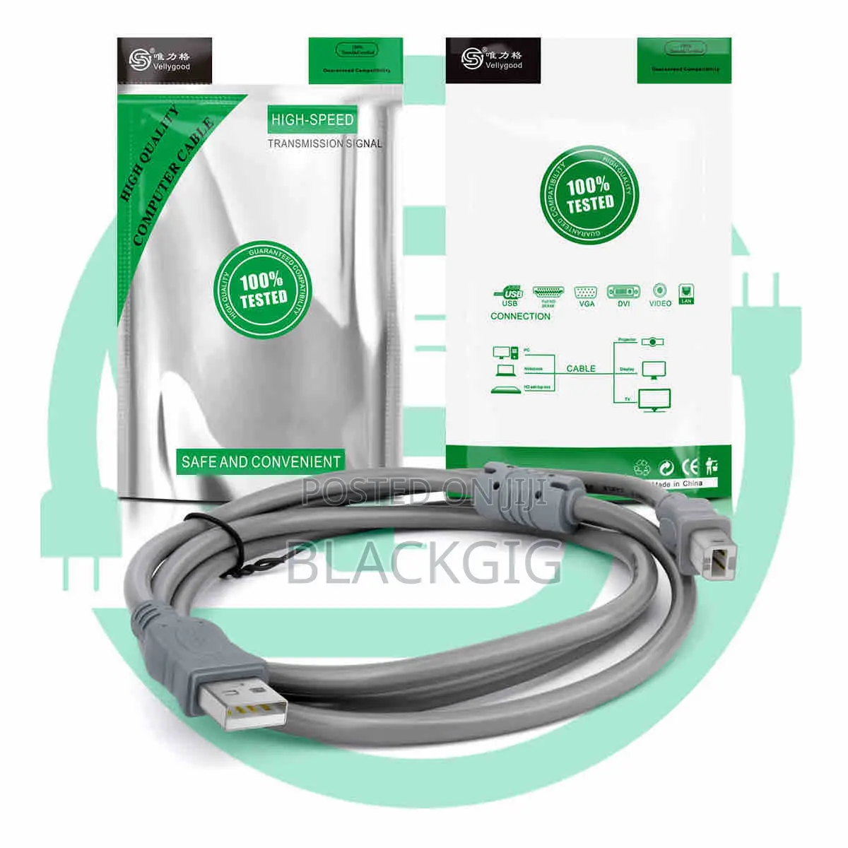 Usbprinter Cable Strong Printing Cord 3m Long