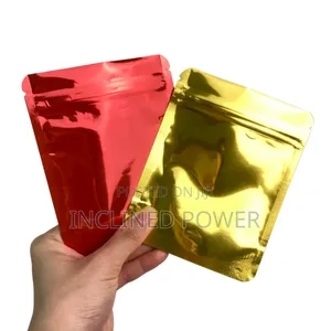Glossy Plain Standup Pouch 12×20cm 50pcs