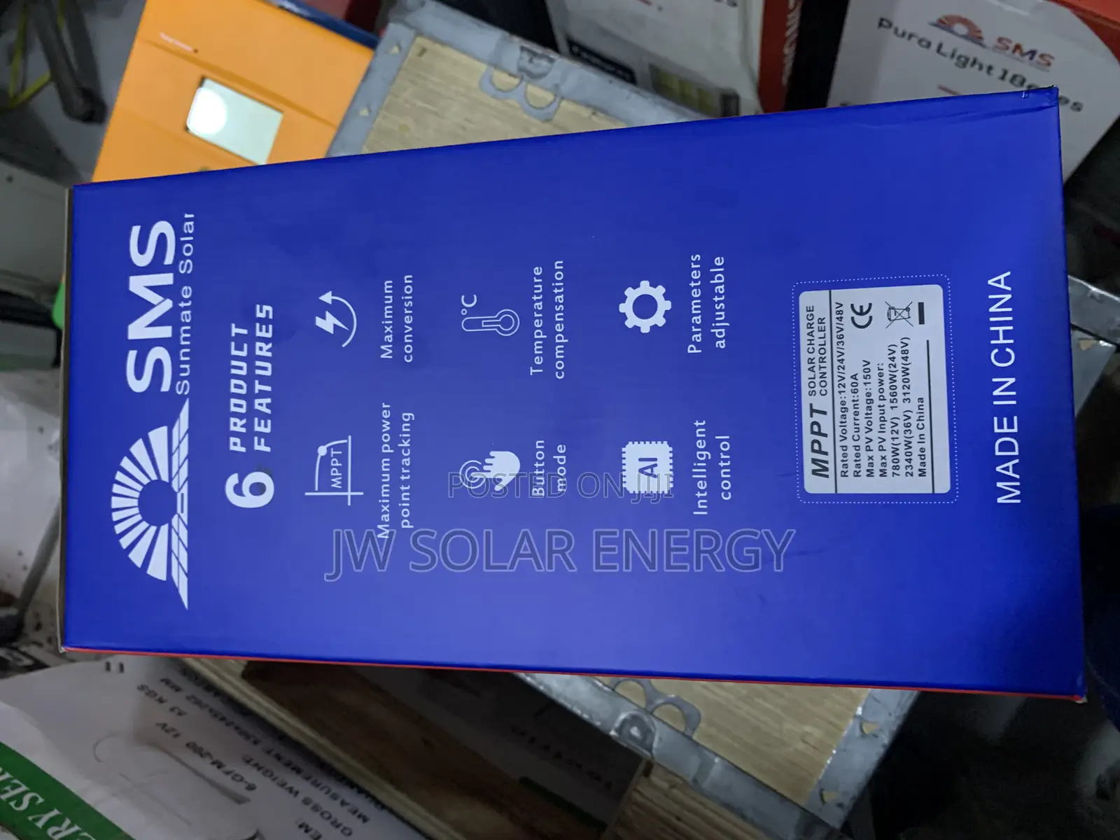 SMS 60ah MPPT 48v Charge Controller