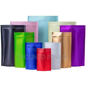 Glossy Plain Standup Pouch 16×24cm 50pcs