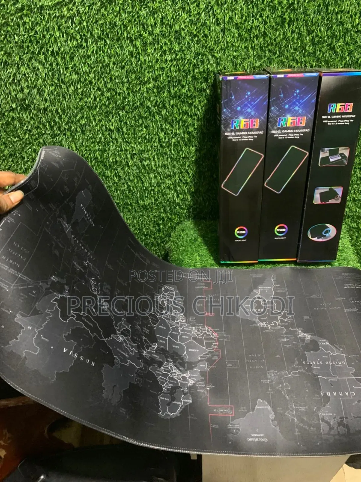 Map Table Mouse Pad With RGB Light