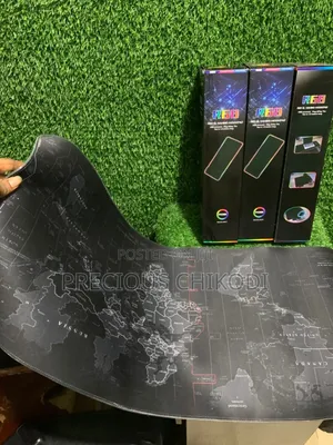 Map Table Mouse Pad With RGB Light
