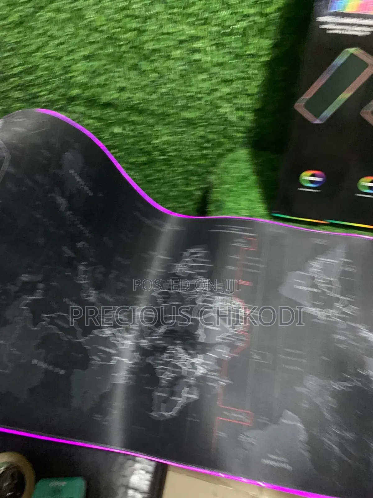 Map Table Mouse Pad With RGB Light