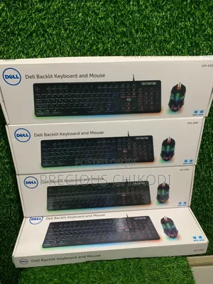 Dell Wired Keyboard and Mouse With Backlight