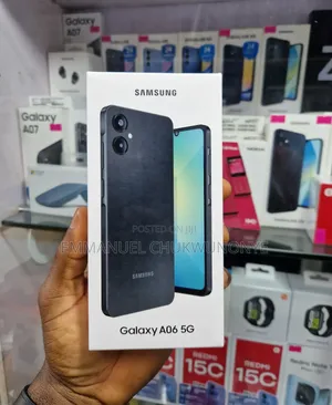 New Samsung Galaxy A06 64 GB Black