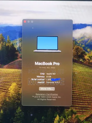 Laptop Apple MacBook Pro 2022 M2 8GB Apple M2 SSD 256GB