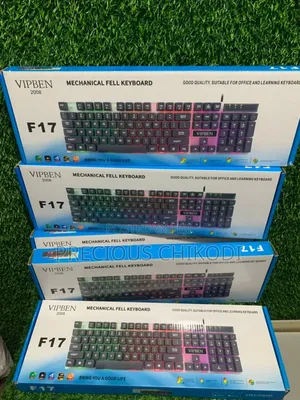 F17 Wired Mechanical Fell Keyboard