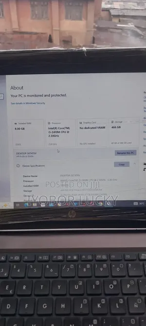 New Laptop HP ProBook 6470B 8GB Intel Core i5 HDD 500GB