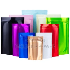 Matt Aluminum Foil Pouch 12×20cm 50pcs