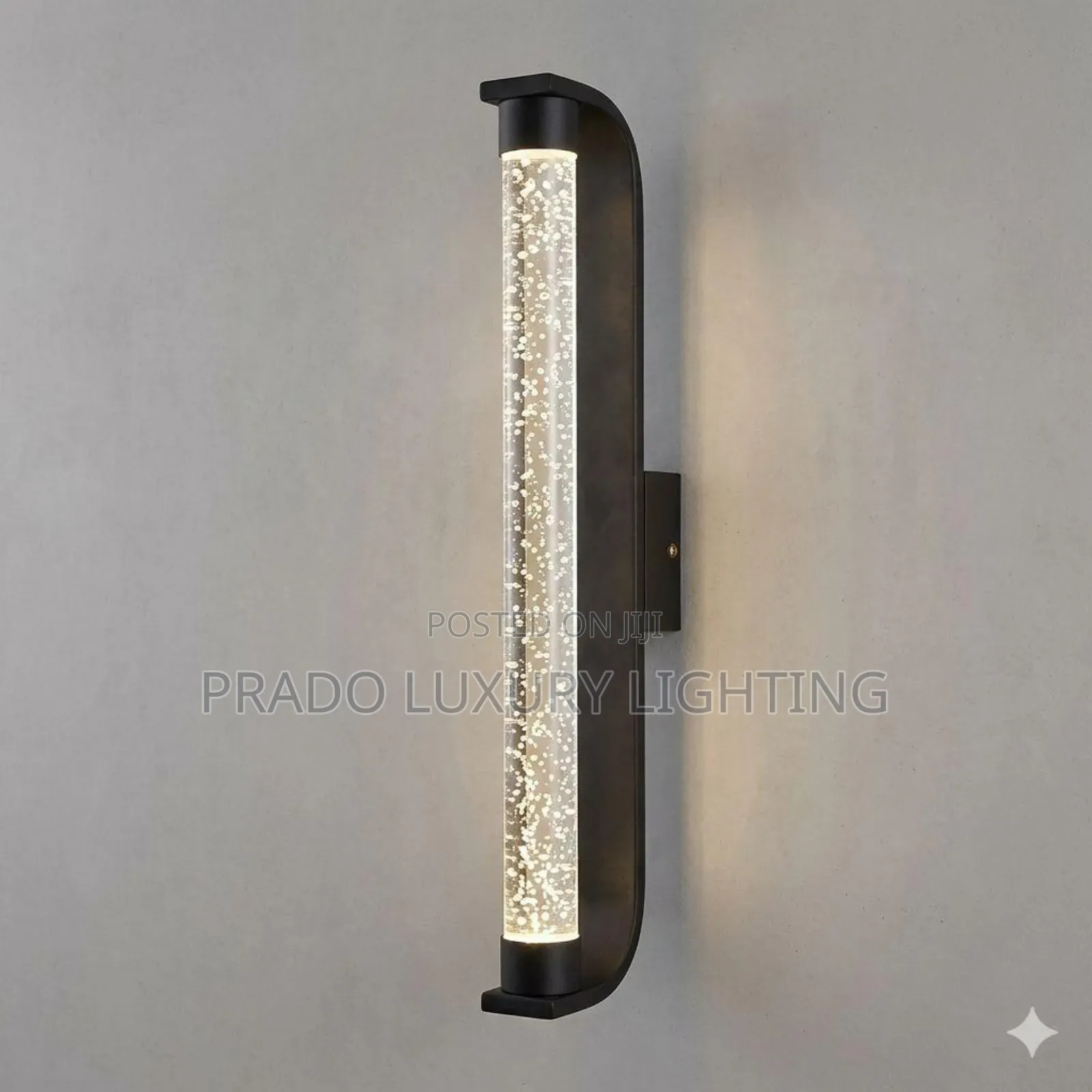 Gold and Black Wall Lamp