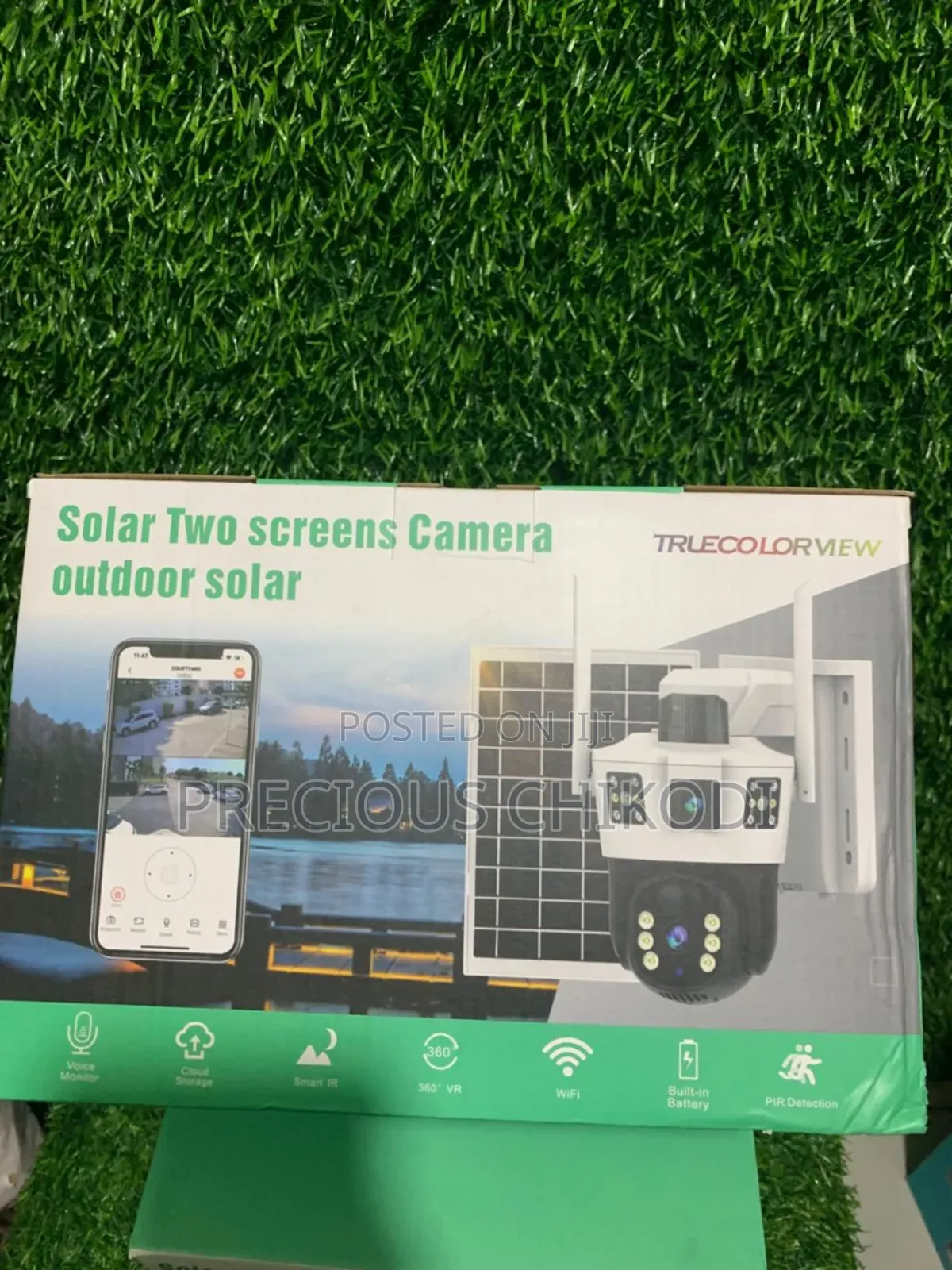 Outdoor Solar Two Screen Camera