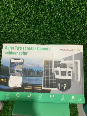 Outdoor Solar Two Screen Camera