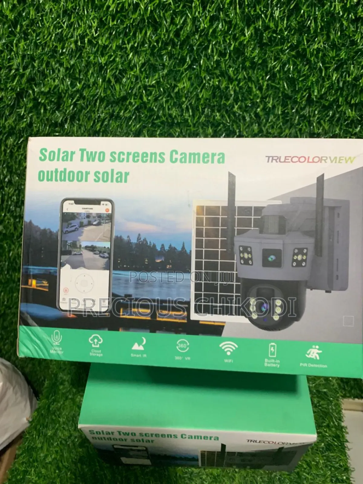 Outdoor Solar Two Screen Camera