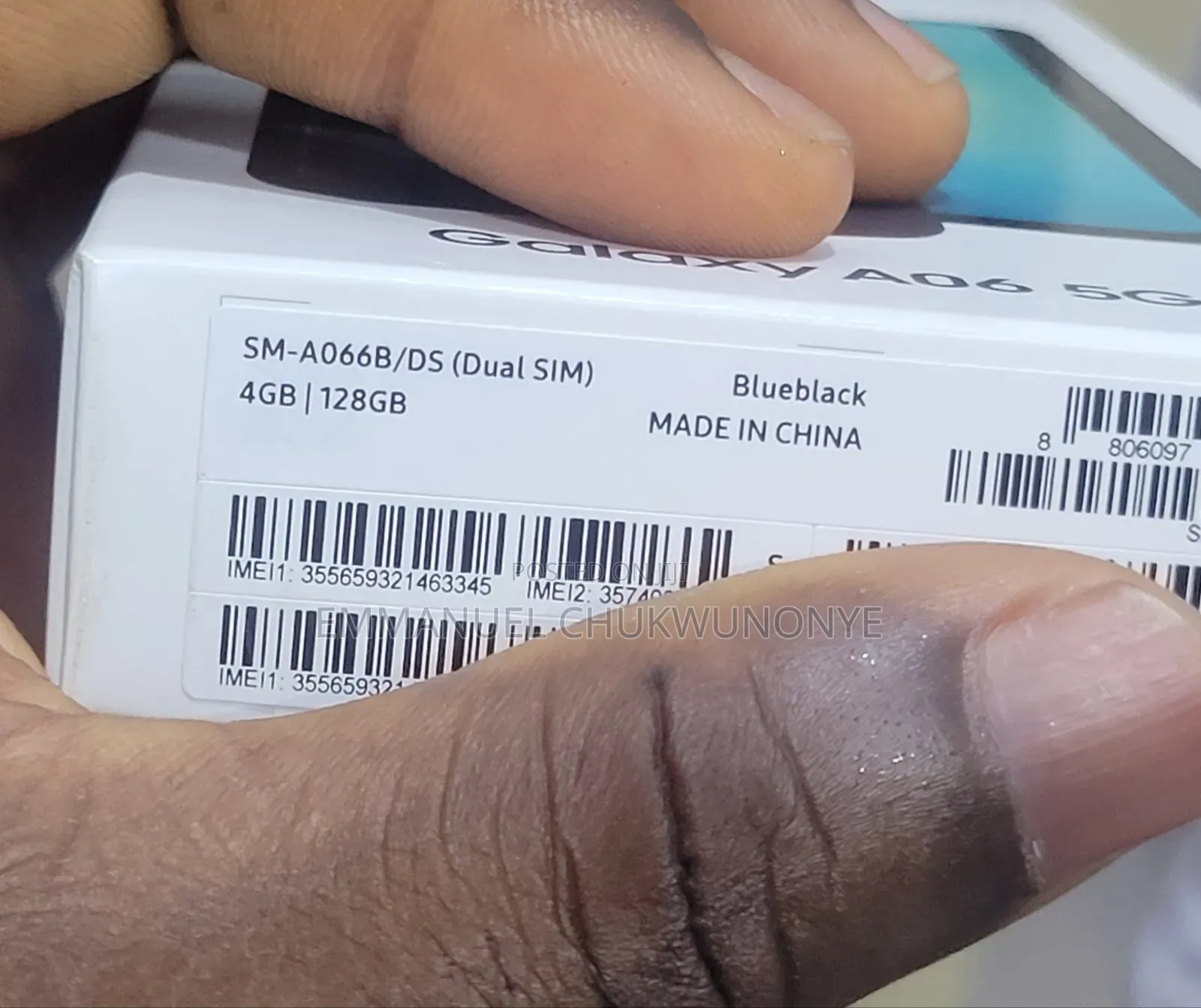 New Samsung Galaxy A06 128 GB Black