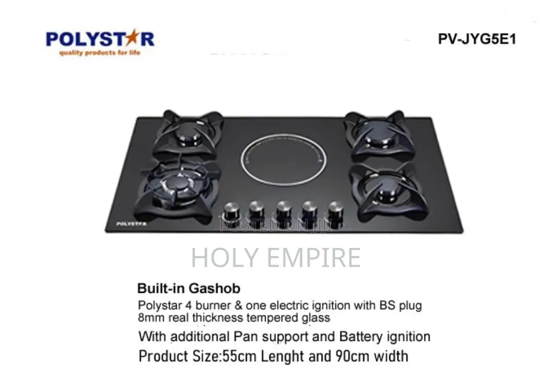 Polyester 4 Burner Cabinetic Gas