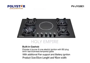 Polyester 4 Burner Cabinetic Gas