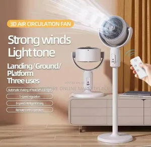 360° Rotation Rechargeable F1 Circulation Fan Versatile Standing Fan