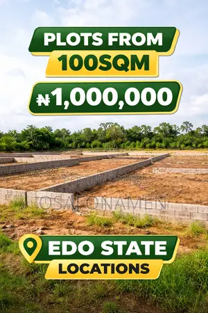 “Invest in Land – 100sqm+ Plots From ₦1m Across Edo State”