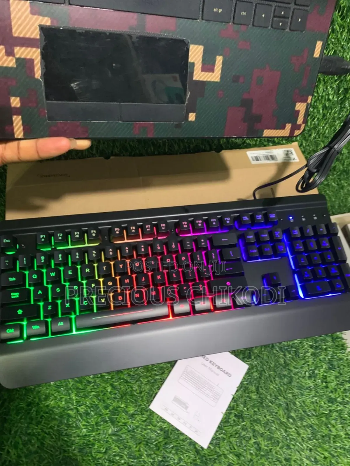 Wired Gaming Keyboard With RGB Light