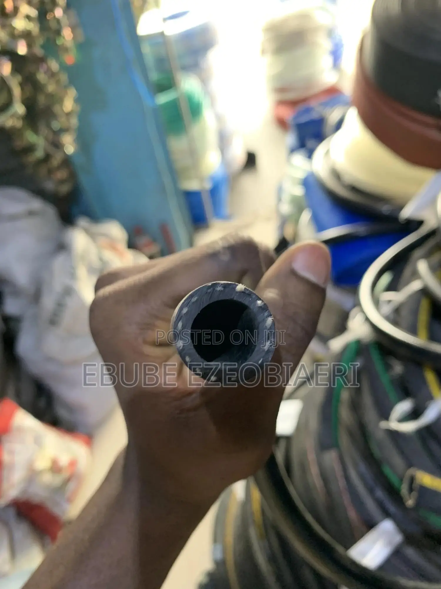 3/4 Smooth Body Black Hose