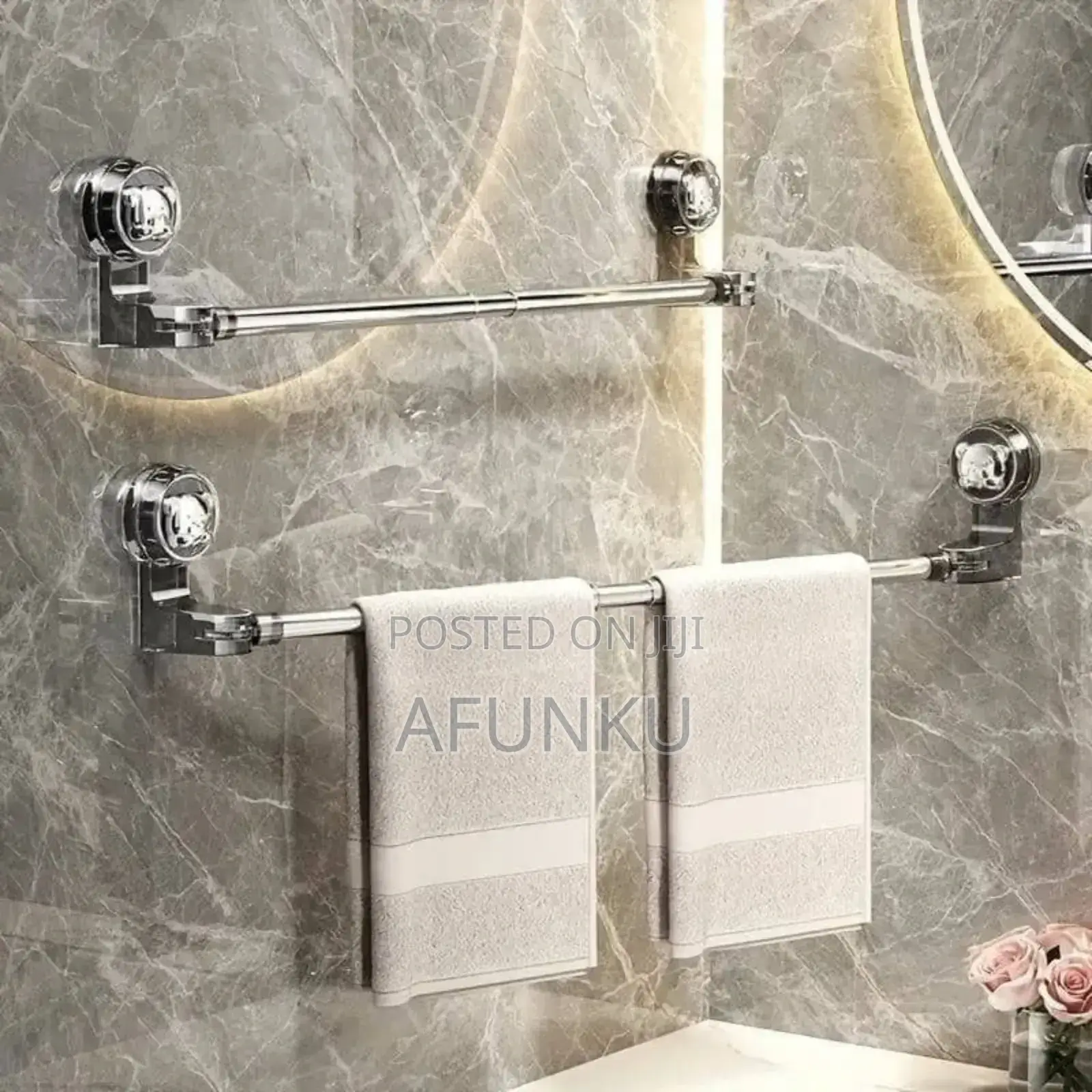 Adjustable Single Rail Towel Hanger