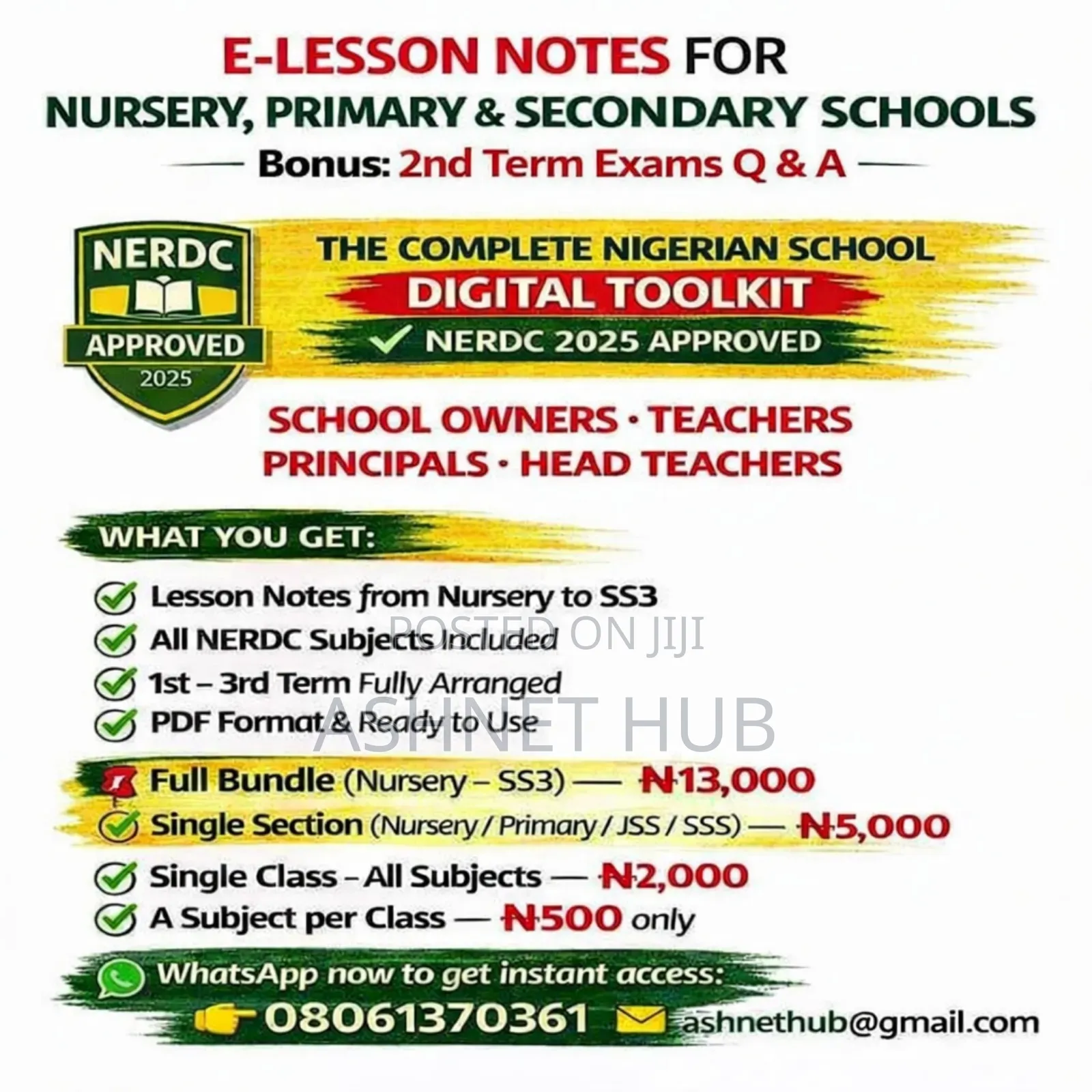 Nerdc Approved E-lesson Notes