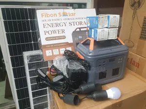 Powerful All in One 550w Solar Generator With Solar Panel and 4 Bulb
