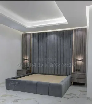 King Size Padded Bedframe Full Height
