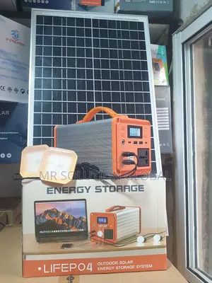 Original 300w Solar Power Generator With 50w Panel and 2 Bulb