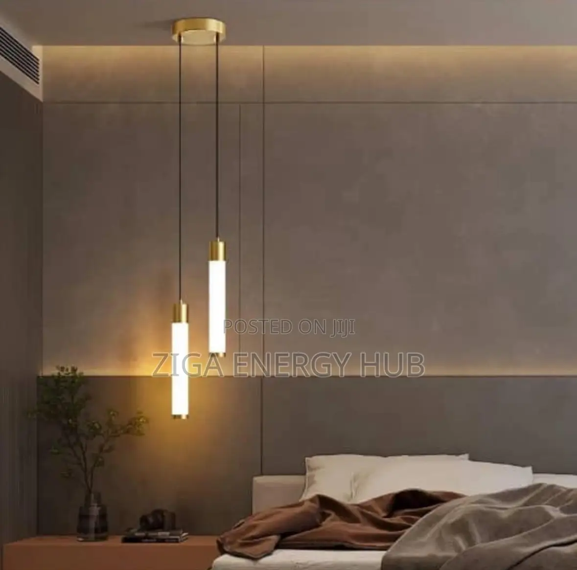 Double Pendant Drop Light